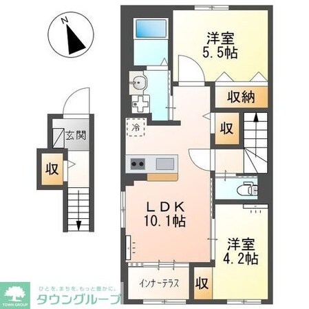 グランプラム本町の物件間取画像